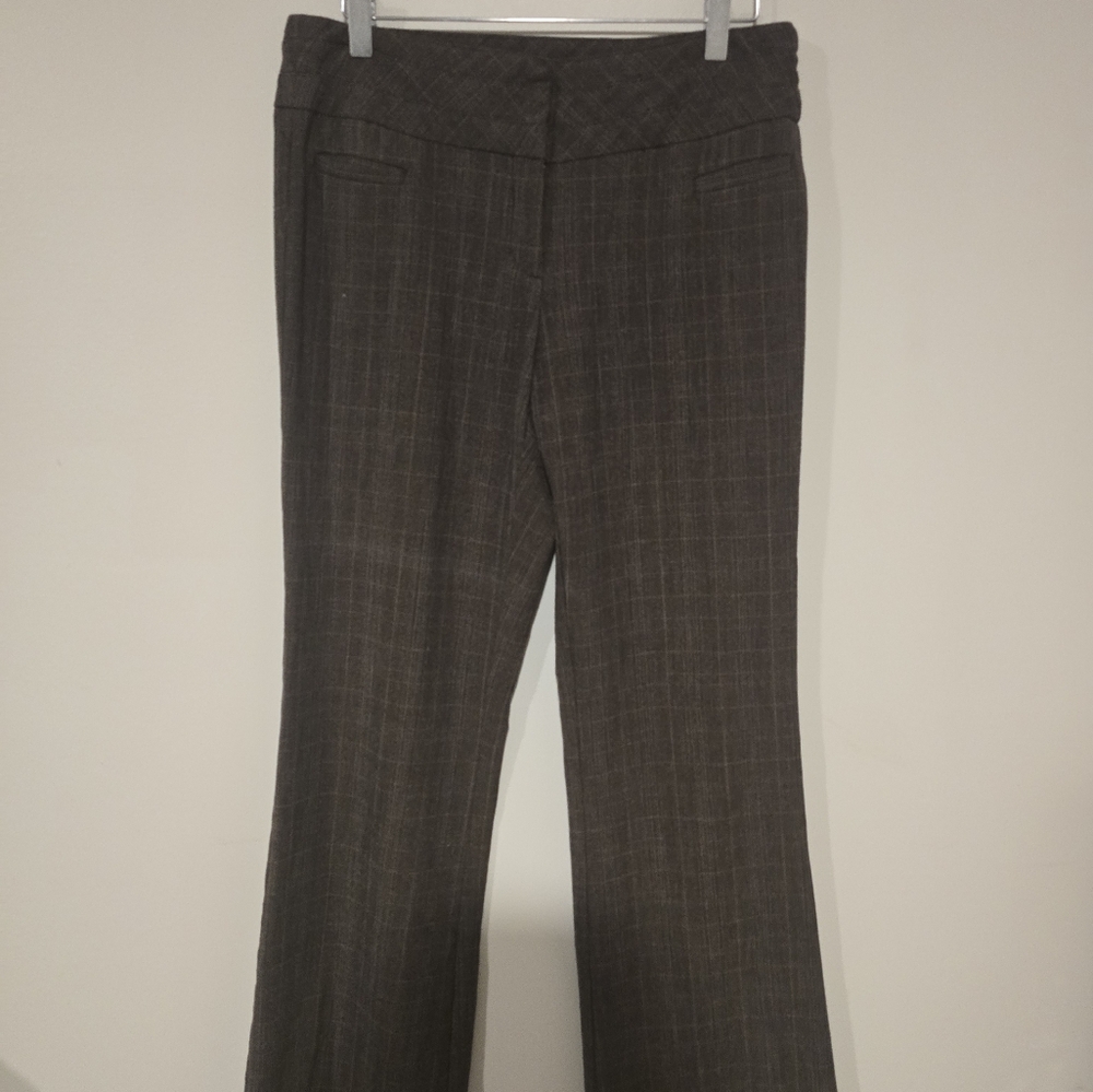 Brown Plaid Trousers